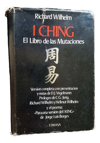 I Ching El Libro De Las Mutaciones Wilhelm P. Jung Tapa Dura