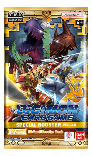 Digimon Card Game: Special Booster Ver. 2.0 Booster Pack Idioma Inglés