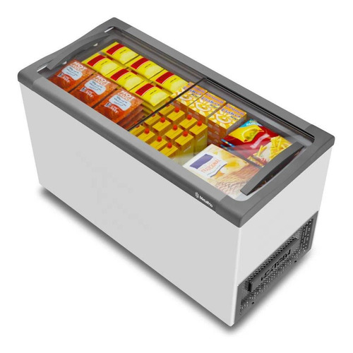 Freezer Congelados Metalfrio Nf40 388lts Vidro Sorvete Top