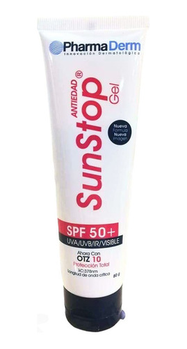 Protector Solar Sunstop Gel Antiedad Spf50 X 80g