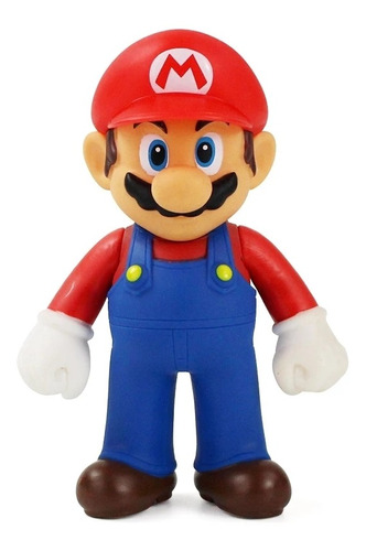 Figura Mario Bros Red 13 Cms Pvc