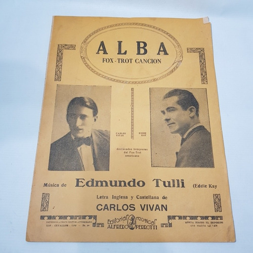 Imagen 5 de 5 de Antiguas Partituras Fox Trot 1930 / 1940 Lote X 14 Mag 57567