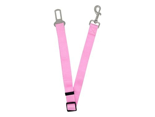 Correa Cinturón De Seguridad Ajustable Para Perros (rosa)