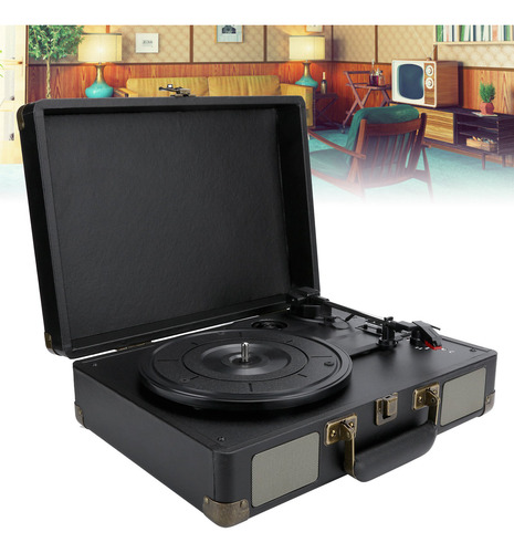 Reproductor De Discos, 100-240 V, Vinilo, 33/45/78 Rpm, Male