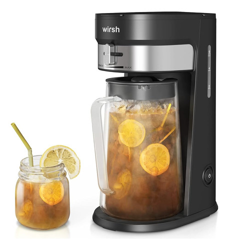 Wirsh Iced Tea Maker Con Jarra De 85 Onzas, Control De Fuerz