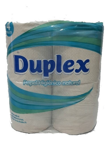 Papel Higiénico Natural Duplex Simple Hoja 4 X 30 Mt