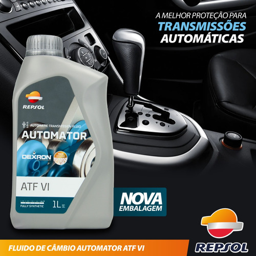 Kit 12l Óleo Fluido Transmissão Automática Repsol Dexron Vi