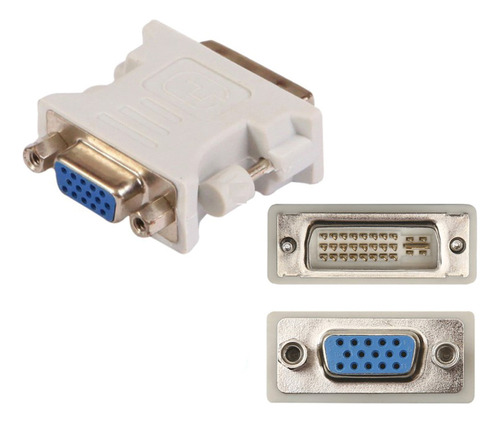 P Adaptador Convertidor De VĂdeo Dvi A Vga Macho A Hembra