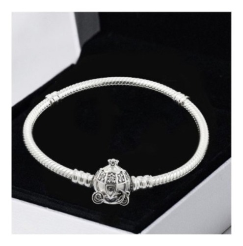 Pulsera Pandora Calabaza De Cenicienta Plata Edicion Disney Diámetro 18 Cm