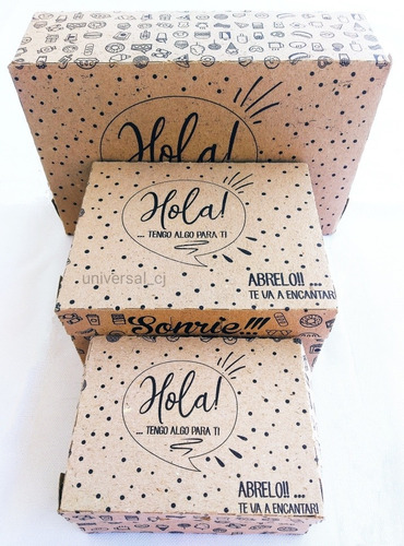 Imagen 2 de 12 de Cajas Para Dulces #1 Donas Cupcakes Ponqués Paquete De 100