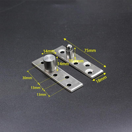 2 Kits De Bisagra De Pivote De Puerta De 270 Grados, Bisagra