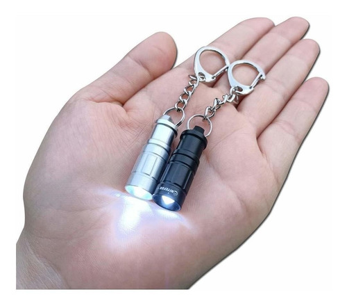 Paquete De 2 Llaveros Más Pequeños, Micro Mini Linternas Led