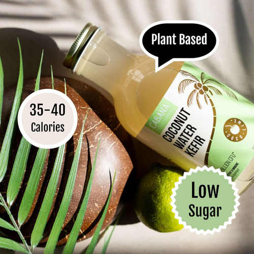 Cabana Cultures - Kéfir De Agua De Coco Probiótico, Apoyo A