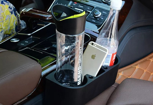 Organizador Auto Camioneta Celular Monedas Bebida Portavasos