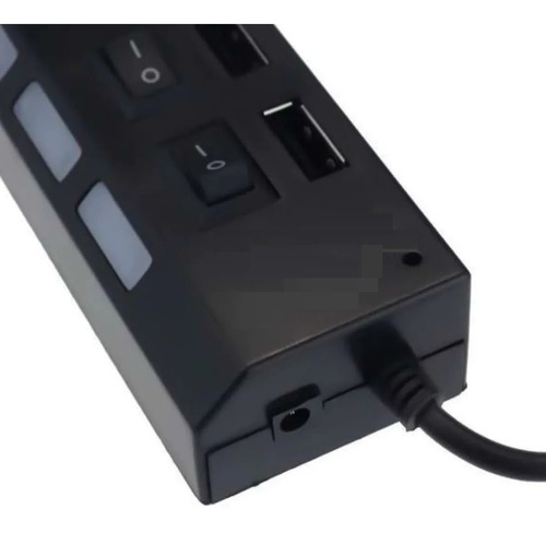 Imagem 8 de 8 de Hub De Usb 7 Portas 2.0 Hd Extensor High Speed Pen Drive Hd