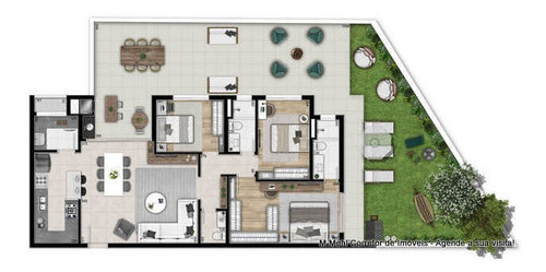 Imagem 19 de 20 de Cobertura Com 3 Dormitórios À Venda Com 368.36m² Por R$ 3.485.000,00 No Bairro Bigorrilho - Curitiba / Pr - M2sw-ecmc6