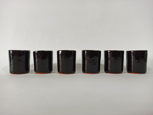 Imagen 4 de 6 de Juego De 6 Vasos Shot De Negro
