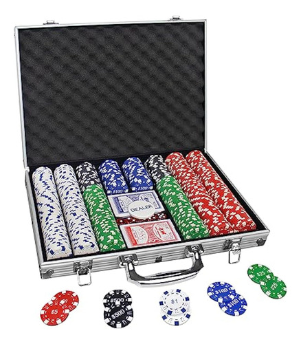 Comie Poker Chips With Numbers,500pcs Poker Chip