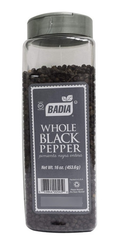 Pimienta Negra Molida X 453 Gr Badia - Especias Sin Tacc