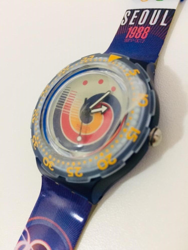 Relógio Swatch Scuba Edição Especial Olimpíadas 1988 Seoul