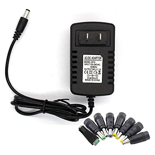 Dc 24v 1a 24w Supply Adapter Transformer Switch Ac 110v...