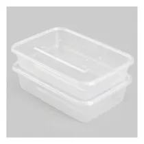 Comprar Pack 25 Envases \u002F Potes Transparente Rectangular 750 Gr
