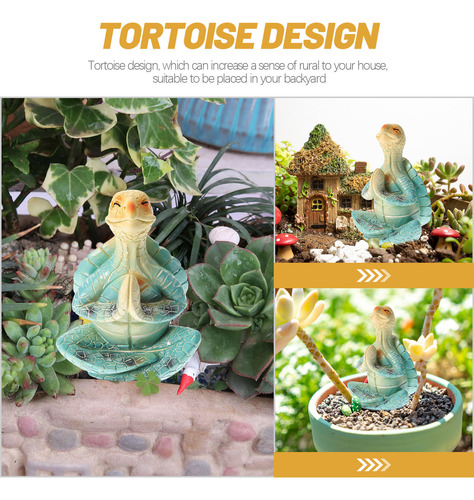 Estatua De Tortuga De Meditación, Novedosa Figura De Tortuga