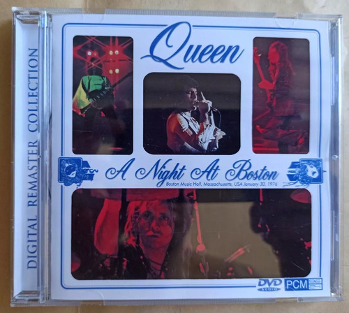 Queen - A Night At Boston 76 - Dvd Audio - Bootleg En Vivo 