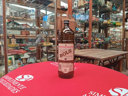 Antigua Botella De Ginebra Lucas Bols Cerrada Ref. 522 (Usado)