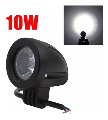 Exploradora Led Cree Moto Carro 10 W Spot Alta Potencia.