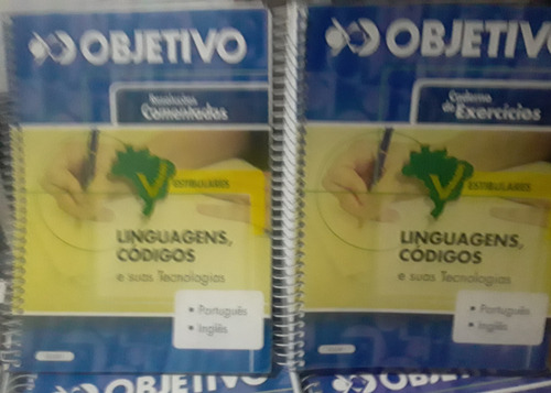 Objetivo Vestibulares Resoluções Comentadas + Comentados De Exercícios 08 Volumes (Usado)