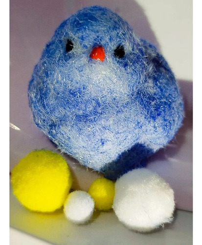 Pintinho Taba Squishy Azul Mole Brinquedo Fidget Toy Frango Azul-aço