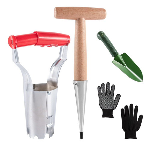 Juego De 4 Herramientas Para Macetas De Bombillas, Juego De