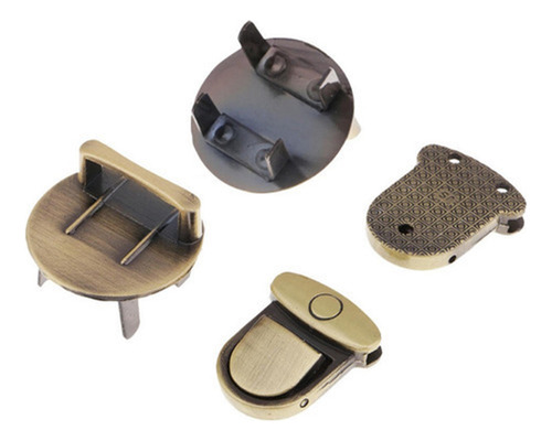 * 4x Cierre De Bolsa Catch Tuck Lock Sujetadores De Cierre