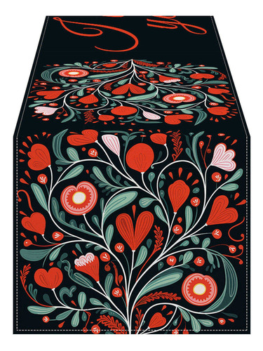 Mantel J Para El Día De San Valentín, Con Flores, Bandera, F