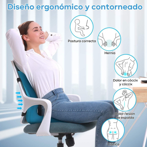 Cojín De Espalda Y Silla Combinado,cojín Asiento Ergonómico