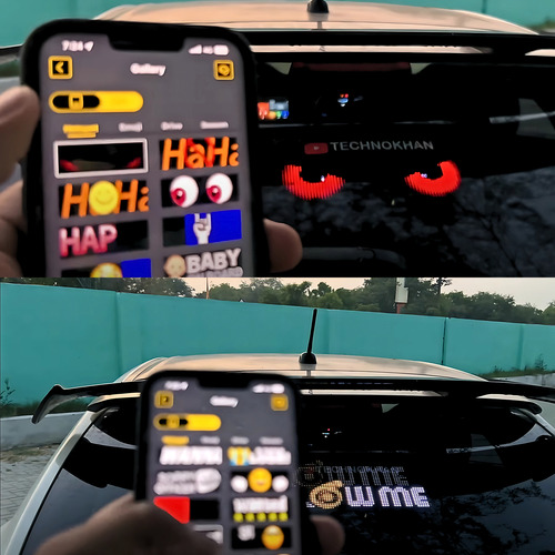 Letrero Led Auto Bluetooth App Publicidad Matriz Funcional (Usado)