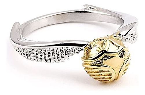 Anillos - Stainless Steel Golden Snitch Ring- Smal