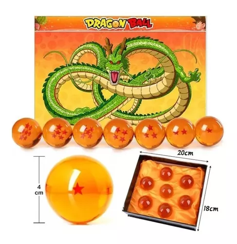 Esferas do Dragão coleção kit com 7 Dragon Ball Z GT Super - WIN  Colecionáveis