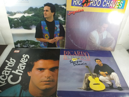 Ricardo Chaves Segredos, Sempre, Clareia E 1988 4 Lps (vg+)
