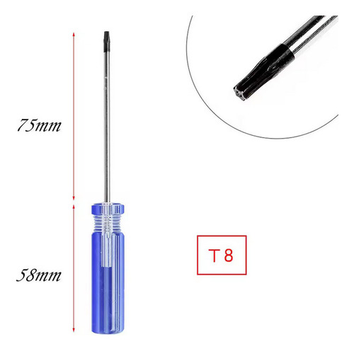 Kit Reparacion Destornilladores Torx T8 T10 Para Ps4 Xbox