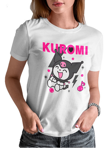 Blusa / Playera Kuromi Hello Kitty Para Mujer N0#171