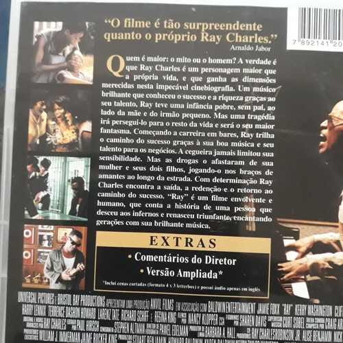 Ray Charles Filme Dvd Original / Jamie Foxx