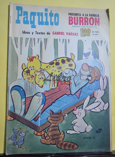 Comic No. 17148 De Paquito Presenta La Familia Burrón (1973)
