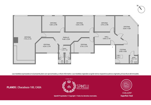 Venta Departamento Oficina Comercial 7 Ambientes 158m² En Monserrat / San Nicolás Apto Profeisonal