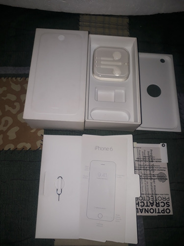 Caja iPhone  6, Gold  64gb Vacio Con Manual Y Sacachip 