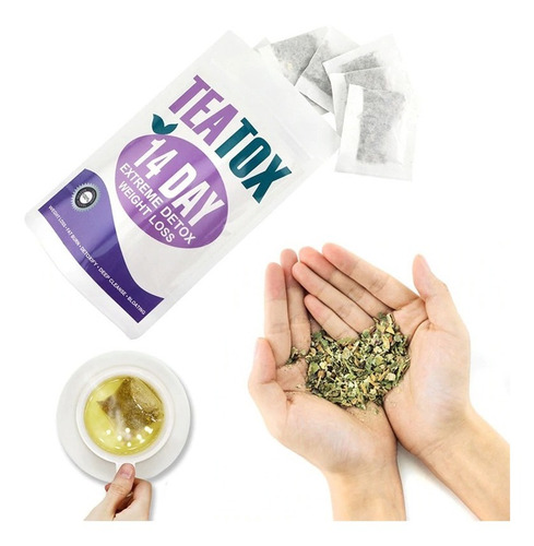 Imagen 3 de 7 de Té Detox De Hierbas Para Dieta De Desintoxicación 14 Días