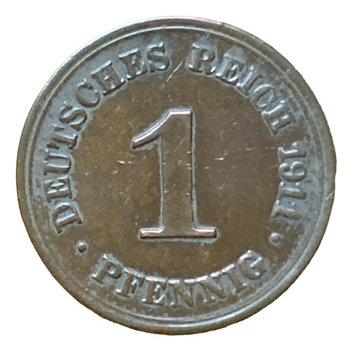 Robmar- Moneda De Alemania De 1 Pfenning Año 1911-e·km.10