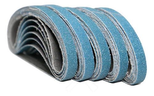 Cinta Lixa 330x12mm Zircônia Lixadeira Pneumatica Kit Com 20
