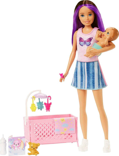 Barbie Skipper Babysitters Inc Juego De Cuna Con Muñeca Skip